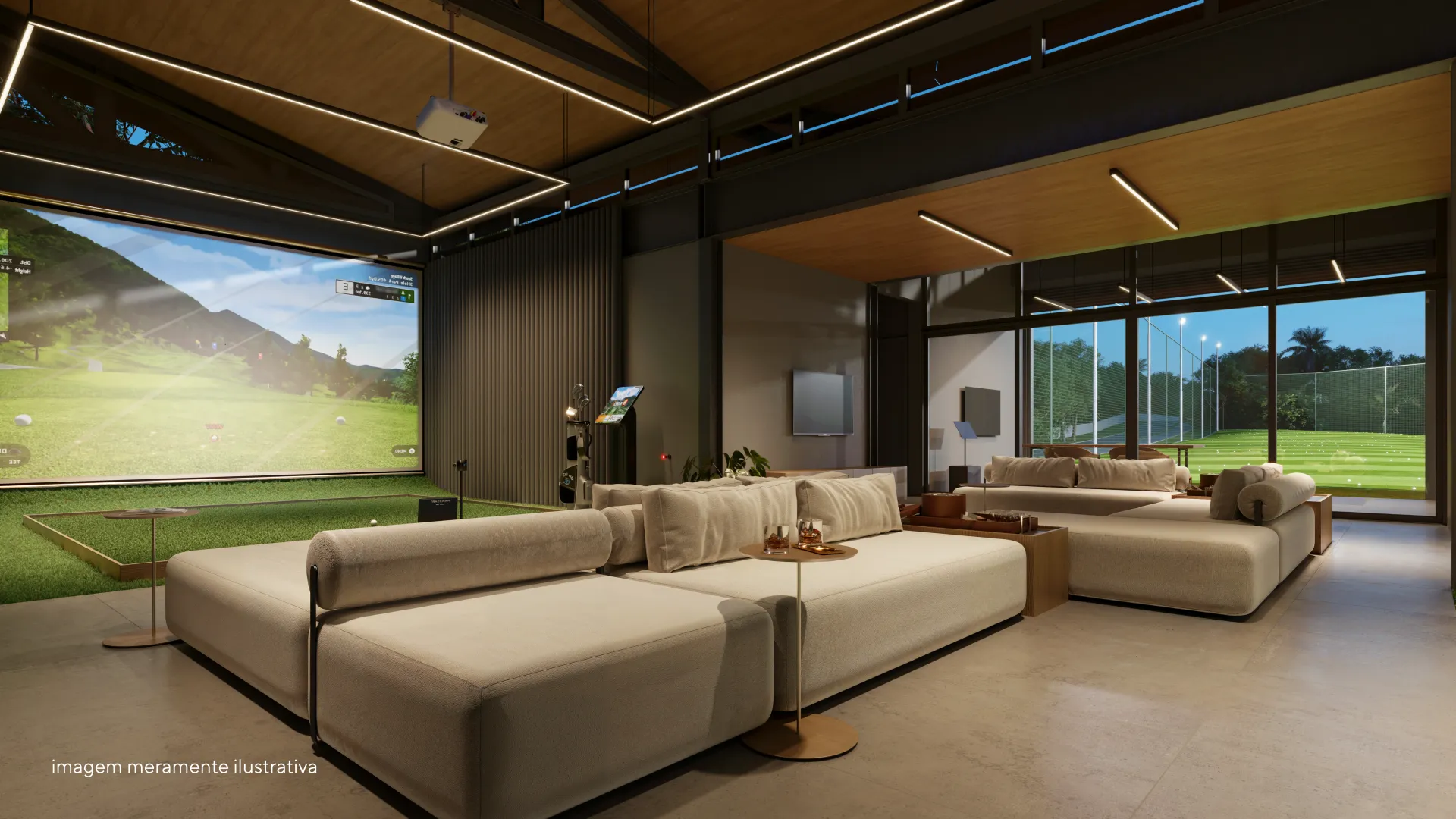 Golf Academy Interior